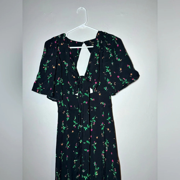 AFRM Ramon Tie Front Maxi Dress size small petite - Picture 3 of 7